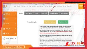 Hướng Dẫn Nạp Tiền LIXI88 Chi Tiết Bằng Hình Ảnh